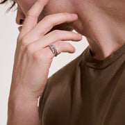 Ring John Hardy Spear Ring, Sterling Silver, Diamonds|RBP986802DI