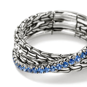 Ring John Hardy JH Essential Pavé Crossover Ring, Sterling Silver, Gemstones|RBS987154BSP