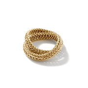 Ring John Hardy Icon Chevron Crossover Ring, Gold, 4.5MM|RGG900825