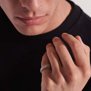 Ring John Hardy Icon Chevron Crossover Ring, Gold, 4.5MM|RGG900825