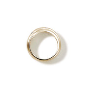 Ring John Hardy Surf Ring, Gold, Diamonds, Slim|RGGX9011182DI