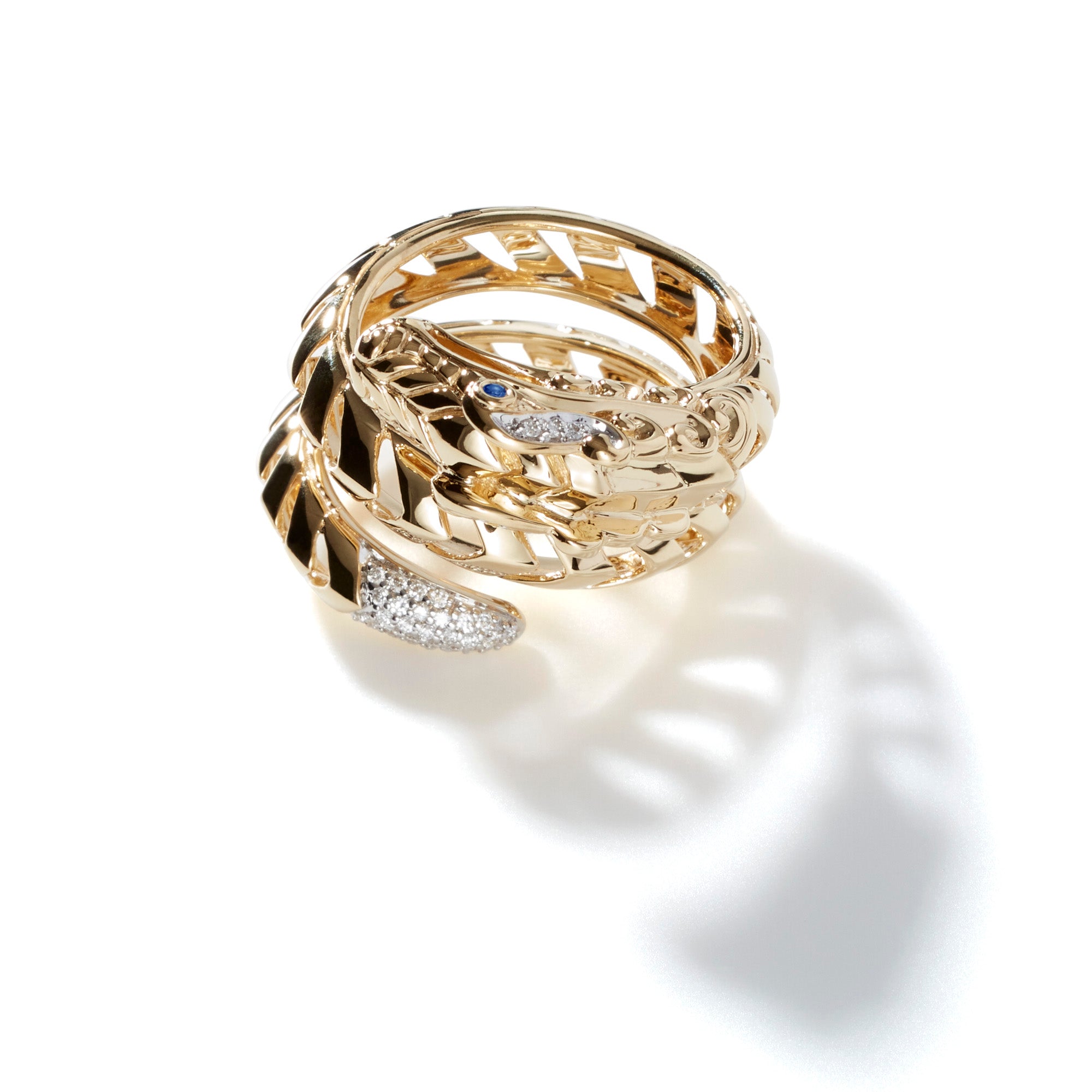 Naga Ring, Gold, Diamonds – John Hardy