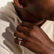 Ring John Hardy Love Knot Ring, Rose Gold, Sterling Silver, 3.6MM|RZZ901040R