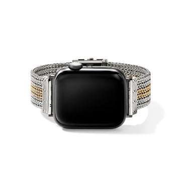 Smart Watch Strap, Gold, Sterling Silver, 18MM|WZZ986521