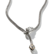 Naga Lariat, Sterling Silver, Gold, 5MM|NZ65471