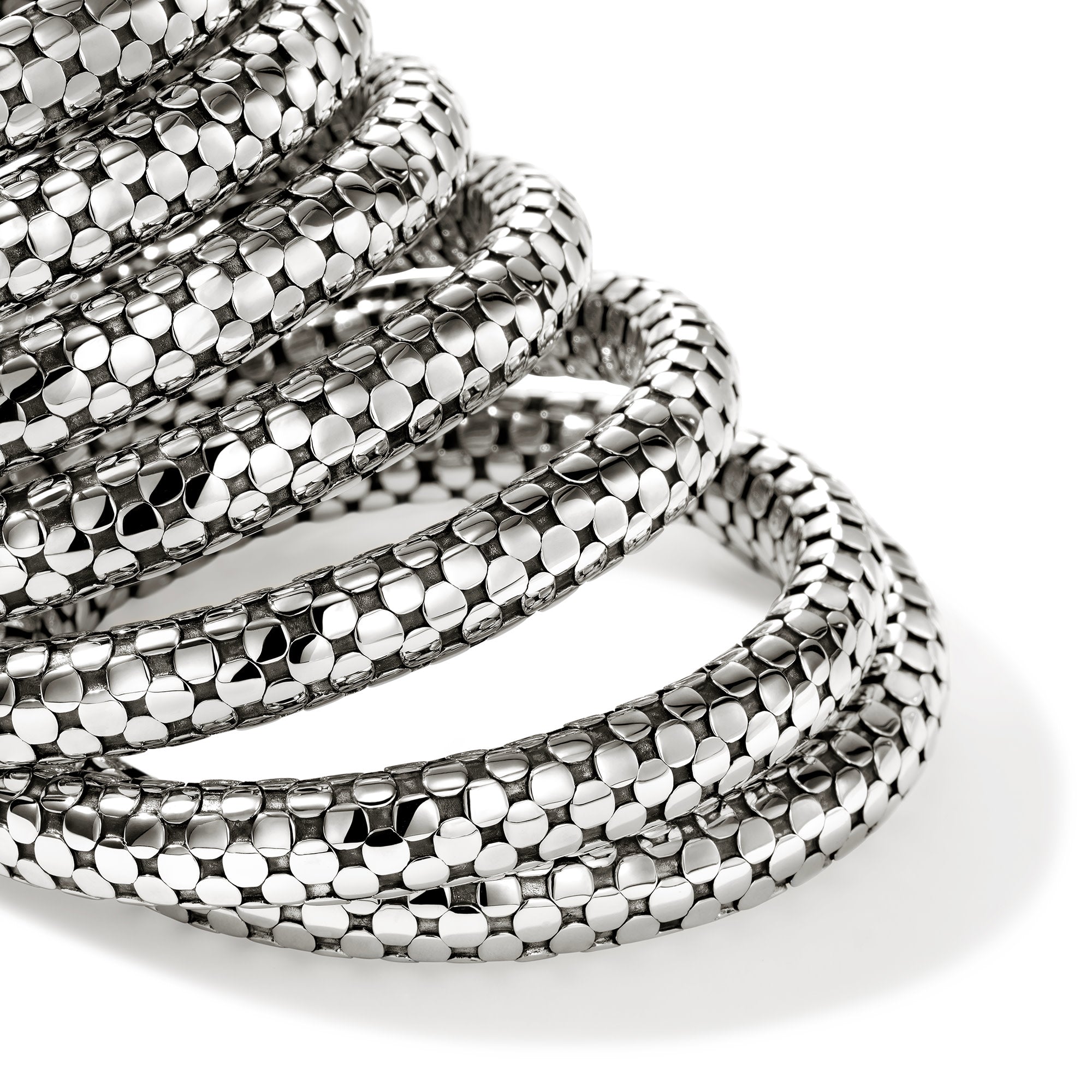 Dot Multi Coil Bracelet, Sterling Silver – John Hardy