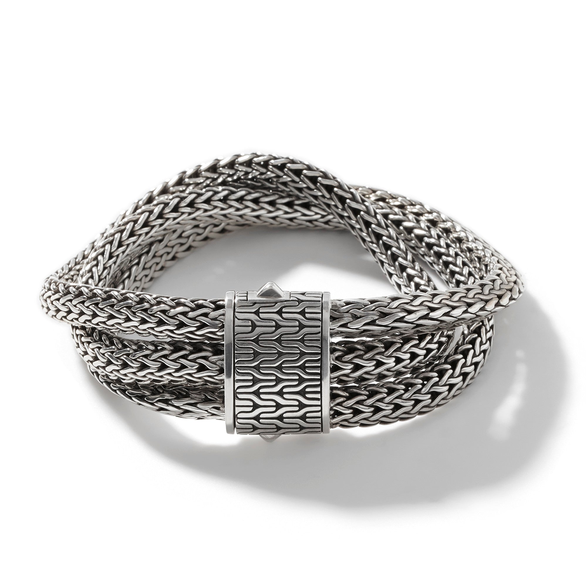 John hardy discount three row bracelet