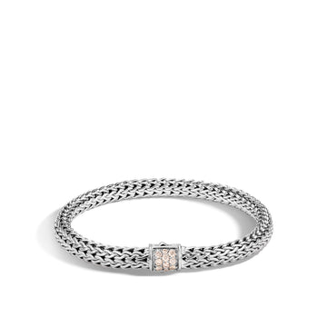 Classic Chain Bracelet with Champagne Diamonds|BBP9042DICH