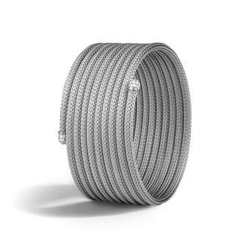 Classic Chain Multiple Coil Bracelet with Diamonds|BBP999072DI