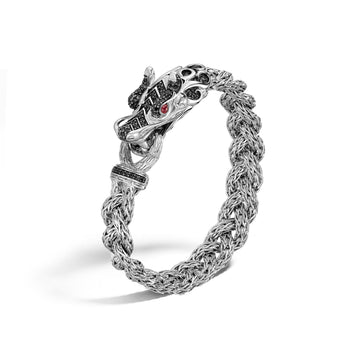 Naga Station Bracelet with Black Sapphire|BBS658674AFRBBLS
