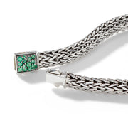 Icon Bracelet, Sterling Silver, Pavé, 6.5MM|BBS90422RVBLS2EM