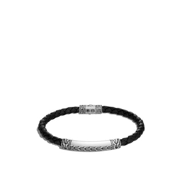 Leather Station Bracelet|BM90620BL