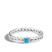 Modern Chain Bracelet with Turquoise|BMS9999751TQBM