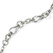 Surf Link Bracelet, Sterling Silver|BU89532