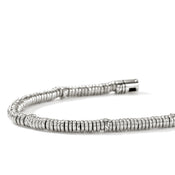 Heishi Bracelet, Sterling Silver, 4MM|BU900698