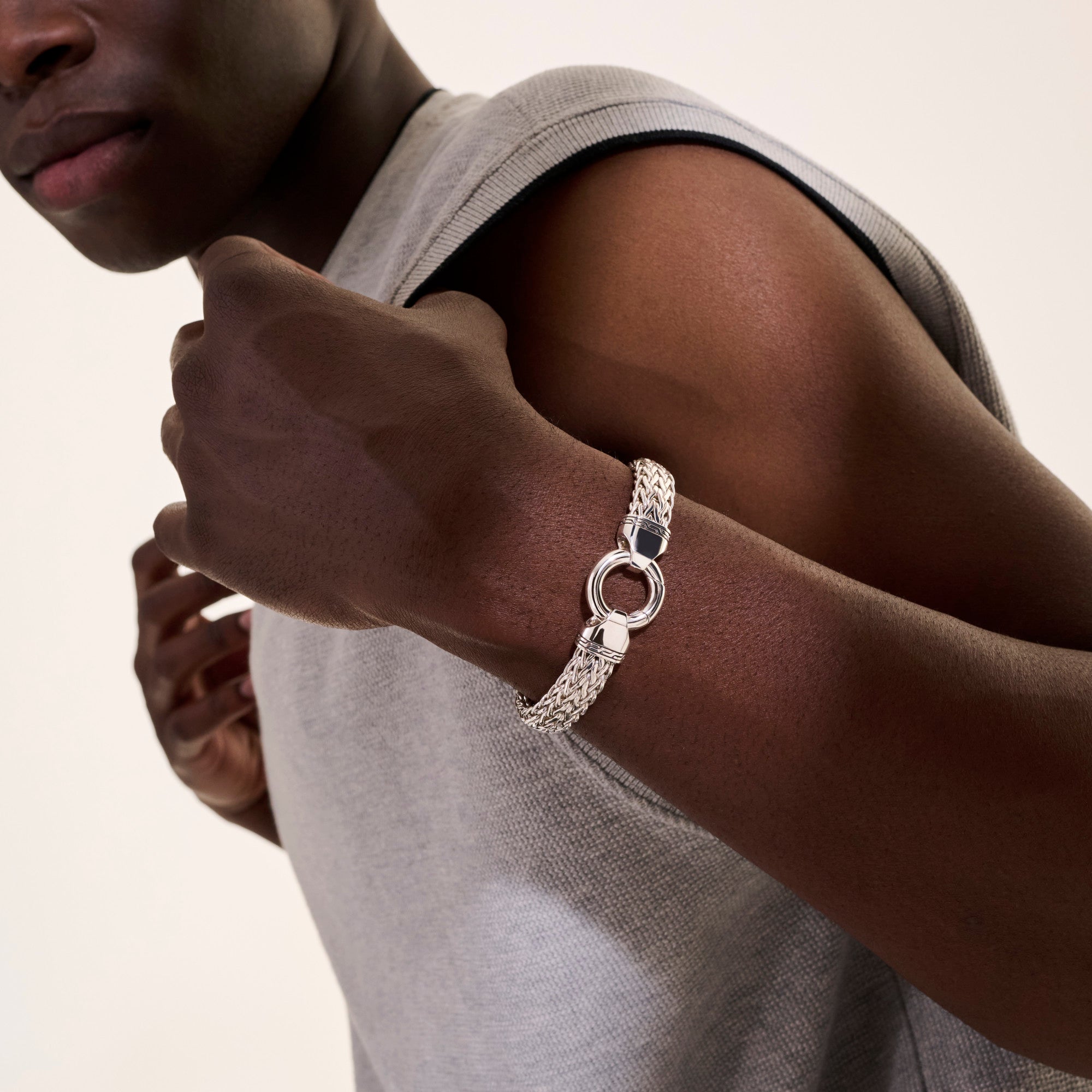Flat Chain Bracelet, Sterling Silver, 11MM|BU901184 – John Hardy