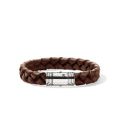 Leather Bracelet, Sterling Silver|BU986577BR