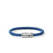 Cord Bracelet, Sterling Silver, Rubber|BU98688BUST