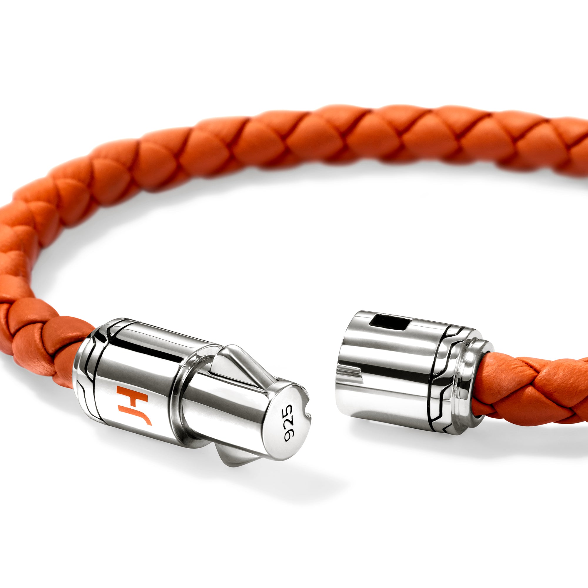 Leather Bracelet, Sterling Silver, 6MM|BU98688OR – John Hardy