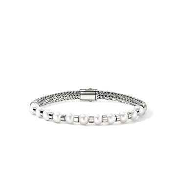 JH Essential Pearl Bracelet, Sterling Silver|BU987311