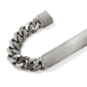 ID Curb Bracelet, Sterling Silver, 11MM|BU98769