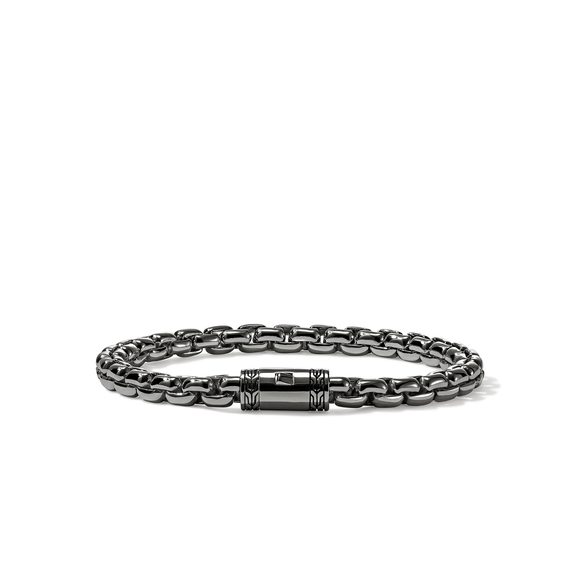 Box Chain Bracelet, Dark Silver, 6MM – John Hardy