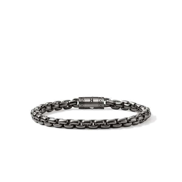 Box Chain Bracelet, Dark Silver, 6MM – John Hardy