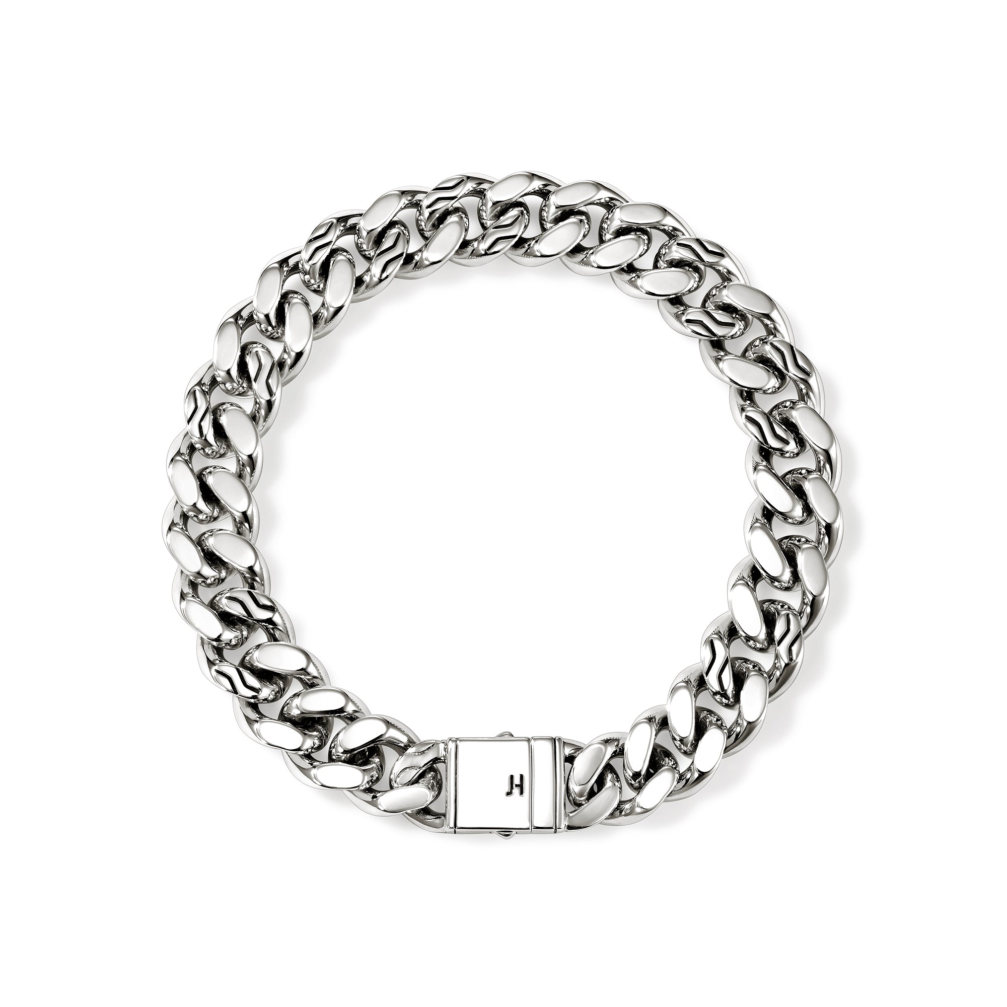 Curb Chain Bracelet, Sterling Silver, 11MM – John Hardy