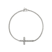 JH Essential Cross Bracelet, Sterling Silver|BU98941