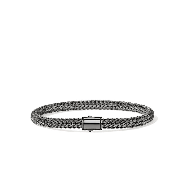 Icon Bracelet Dark Silver 5MM|BU990096BRD – John Hardy