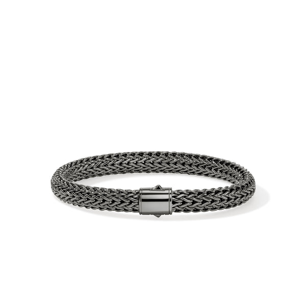 Icon Bracelet Dark Silver 7.5MM|BU990400BRD – John Hardy