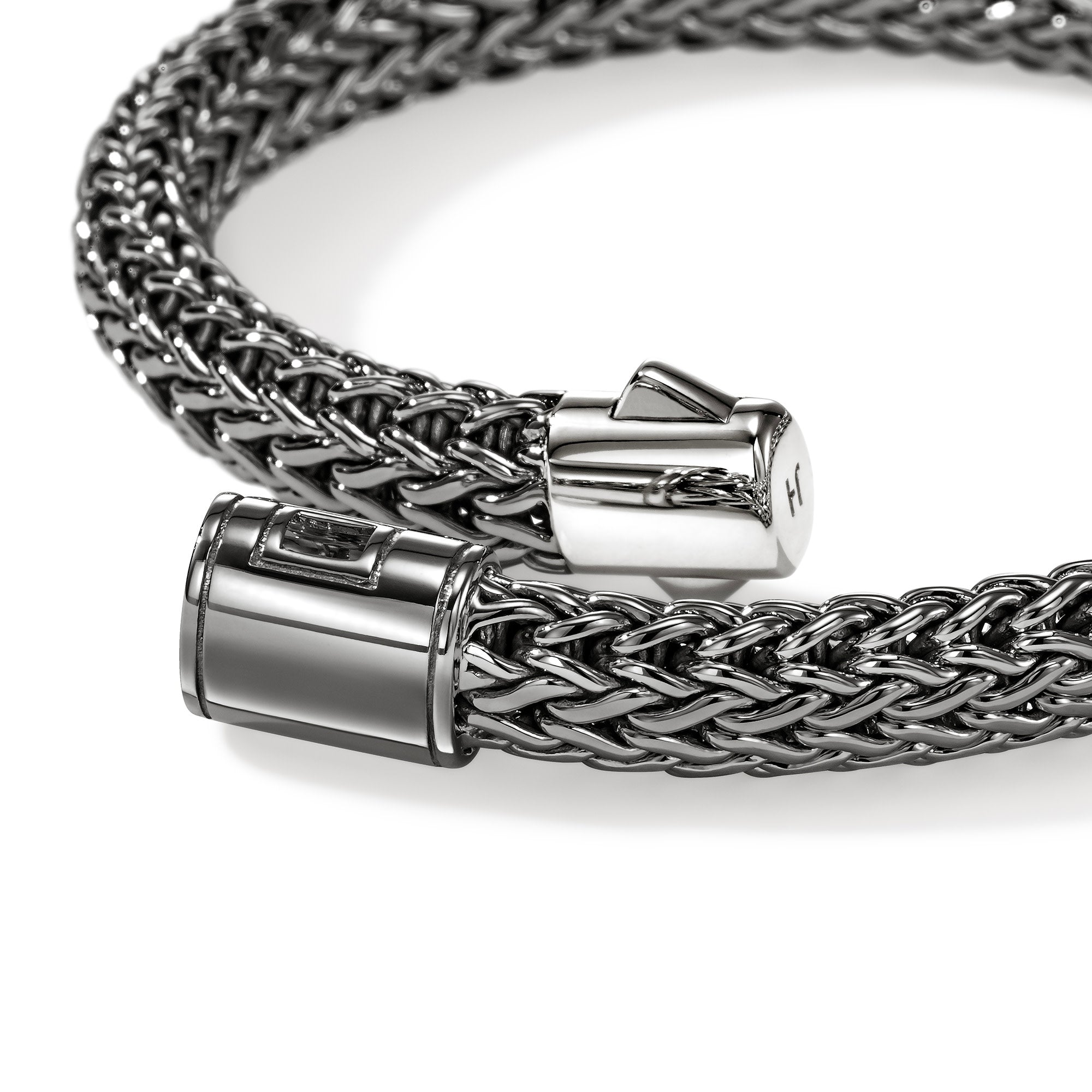 Icon Bracelet Dark Silver 7.5MM|BU990400BRD – John Hardy