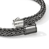 Icon Bracelet, Dark Silver, 6.5MM|BU990904BRD