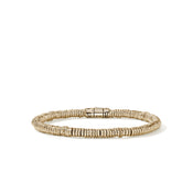 Heishi Bracelet, Gold, 4MM|BUGG900698