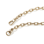 Oval Link Bracelet, Gold, 5MM|BUGG97329