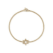 JH Essential Star of David Bracelet, Gold|BUGG98942