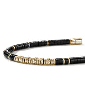 Heishi Bracelet, Gold, Hardstones, 4MM|BUGGS900984BON