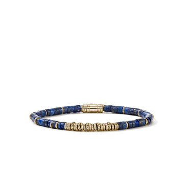 Heishi Bracelet, Gold, Hardstones, 4MM|BUGGS900984LPZ