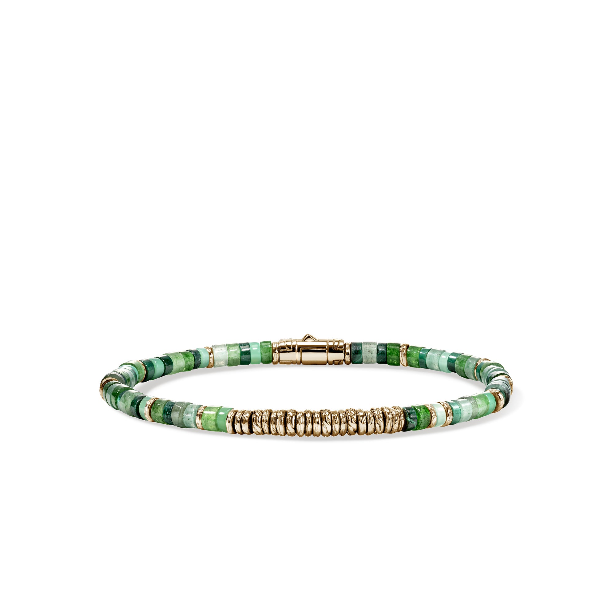 Heishi Bracelet, Sterling Silver, Spiny Oyster, 4MM|BUS290091OROYS