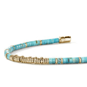 Heishi Bracelet, Gold, Hardstones, 4MM|BUGGS900984TQ