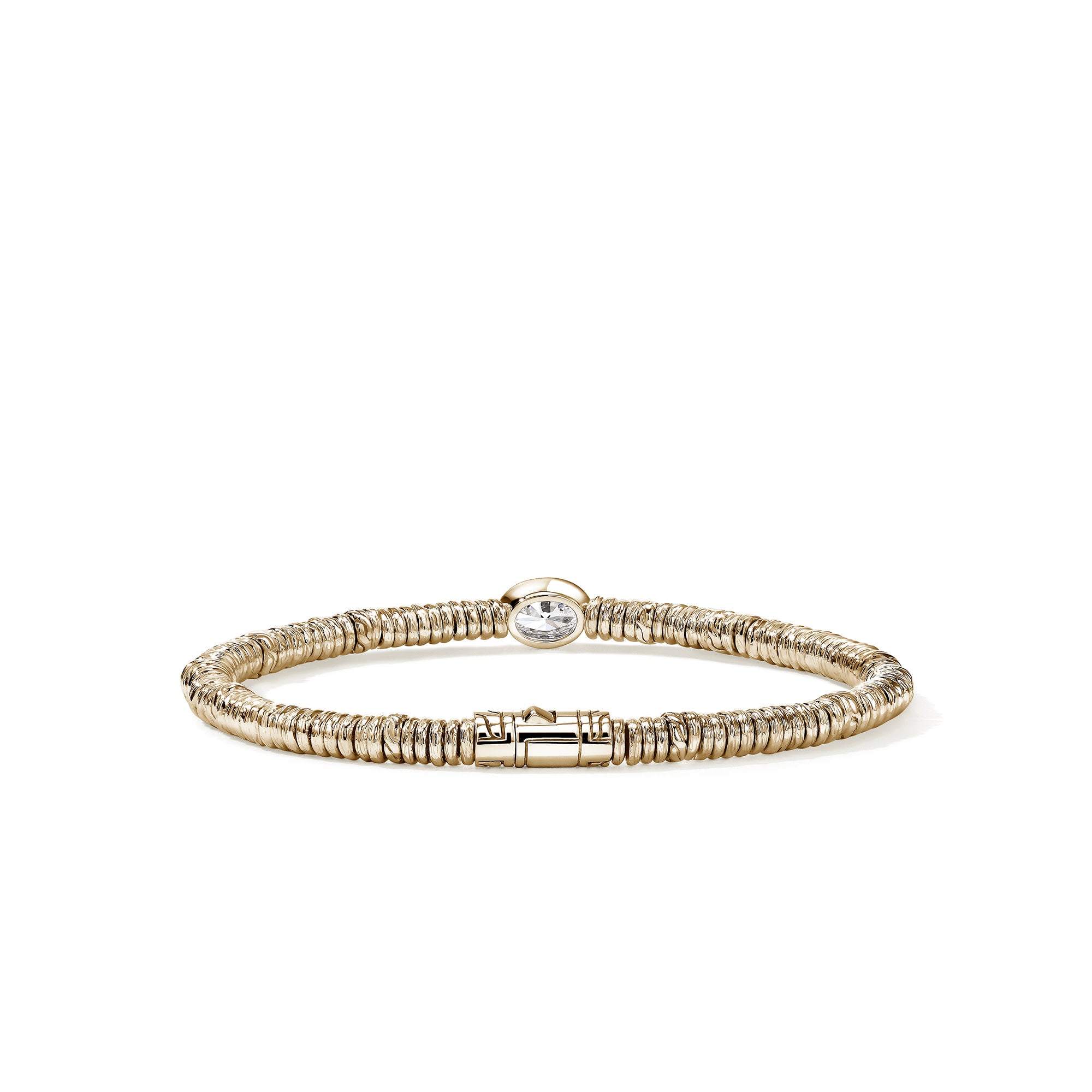 JH Lovestruck™ Heishi Bracelet, Gold, Diamond, 1.0TCW