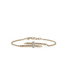 Spear Station Bracelet, Gold, Diamonds|BUGGX989572DI