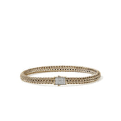 Icon Bracelet, Gold, Diamonds, 5MM|BUGGX9900962DI