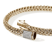 Icon Bracelet, Gold, Diamonds, 5MM|BUGGX9900962DI