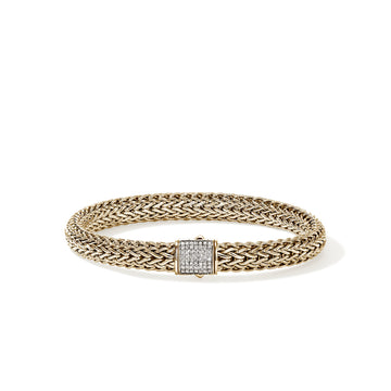Icon Bracelet, Gold, Diamonds, 7.5MM|BUGGX9904002DI