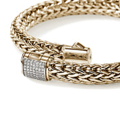 Icon Bracelet, Gold, Diamonds, 7.5MM|BUGGX9904002DI