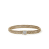 Icon Bracelet, Gold, Diamonds, 6.5MM|BUGGX9909042DI