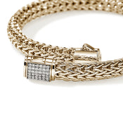 Icon Bracelet, Gold, Diamonds, 6.5MM|BUGGX9909042DI