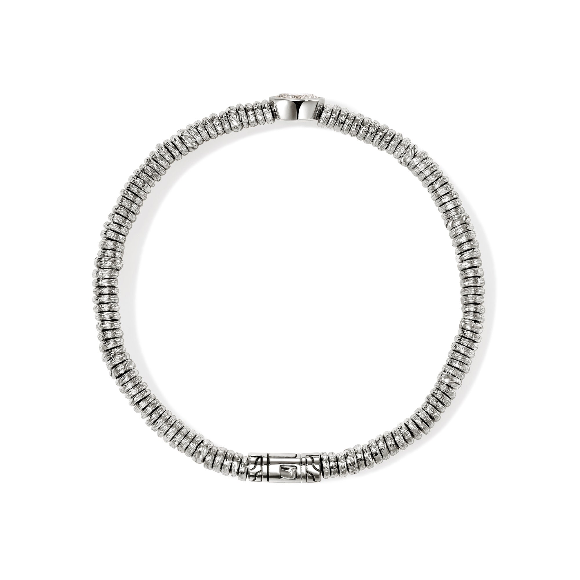 JH Lovestruck™ Heishi Bracelet, Sterling Silver, Diamond, 1.0TCW