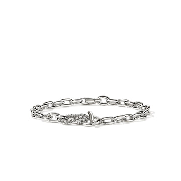 Surf Bracelet, Sterling Silver, Diamonds, 5MM|BUP895312DI